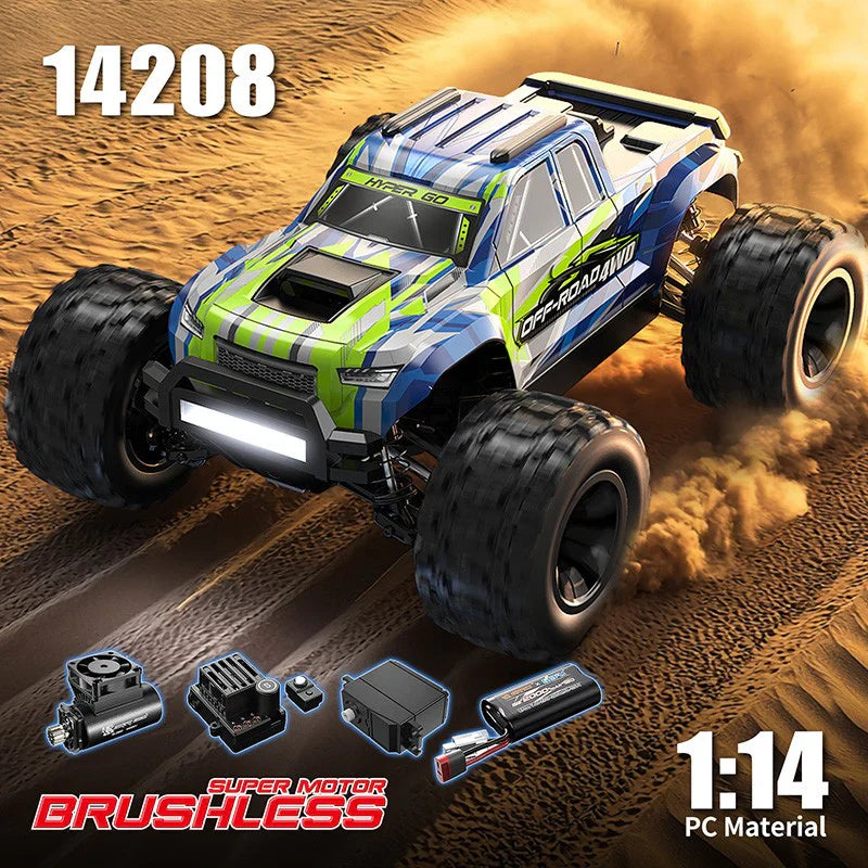 MJX Hyper Go 14208 1/14 Brushless RC Car – 41km/h High Speed 4WD