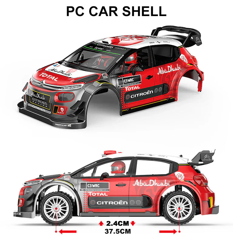 MJX Hyper Go 7303DC 1/7 Brushless RC Rally Car Final Stable Version (Battery & Charger Included)