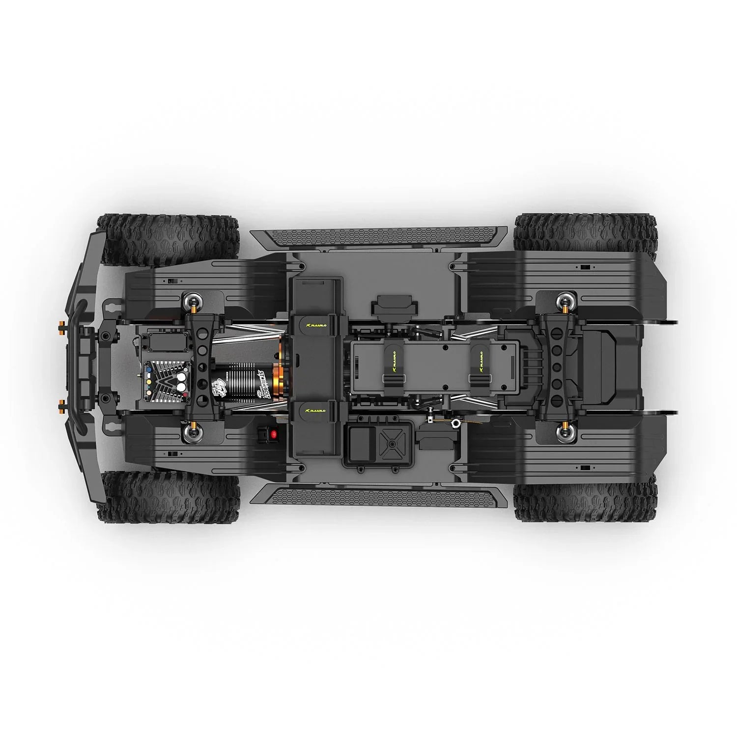 Rlaarlo 1/7 Scale 4WD Brushless RTR RC Crawler MK-07 V2 Hand-Painted Dinosaur Themed Design