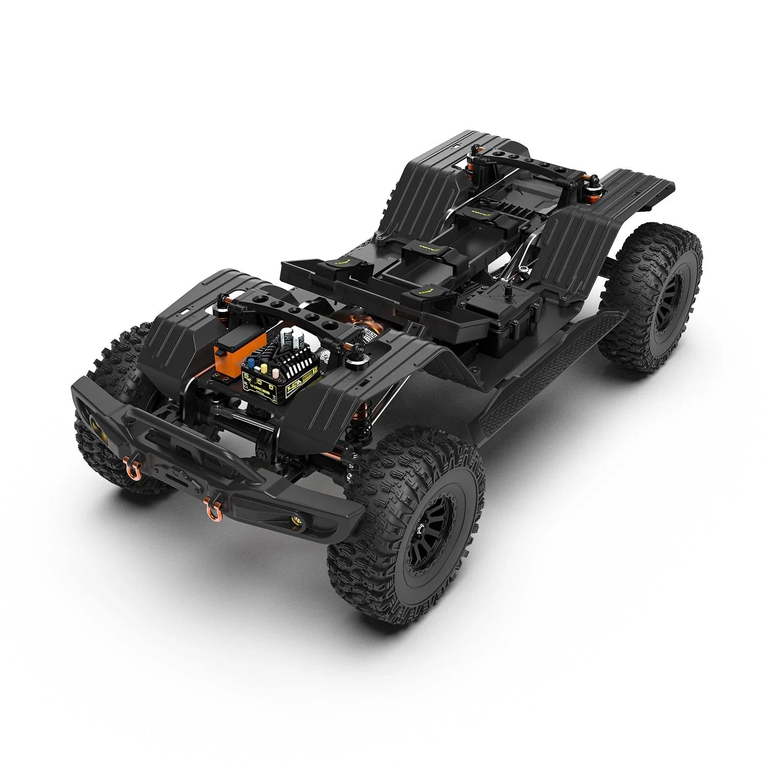 Rlaarlo 1/7 Scale 4WD Brushless RTR RC Crawler MK-07 V2 Hand-Painted Dinosaur Themed Design