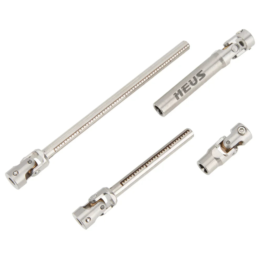 MEUS Racing Metal SCX24 Cuttable Drive Shaft for Axial SCX24