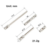 MEUS Racing Metal SCX24 Cuttable Drive Shaft for Axial SCX24