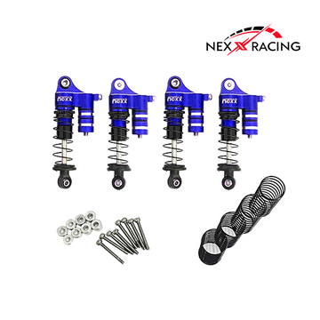 NX-616 Nexx Racing 37mm Reservoir Shocks (4pcs) for Redcat Ascent-32 1/32