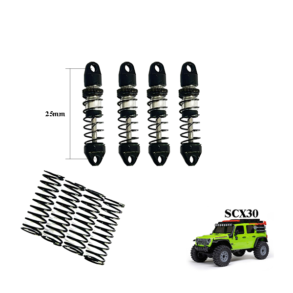 NX-617 Nexx Racing 25mm Oil Shock (4pcs) for Axial SCX30