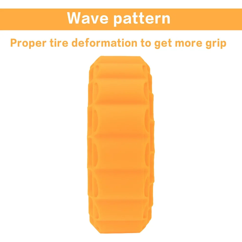 MEUS Racing Soft Silicone Rubber Inserts for 1.9-Inch Tires 118-122mm for 1/10 RC Crawlers