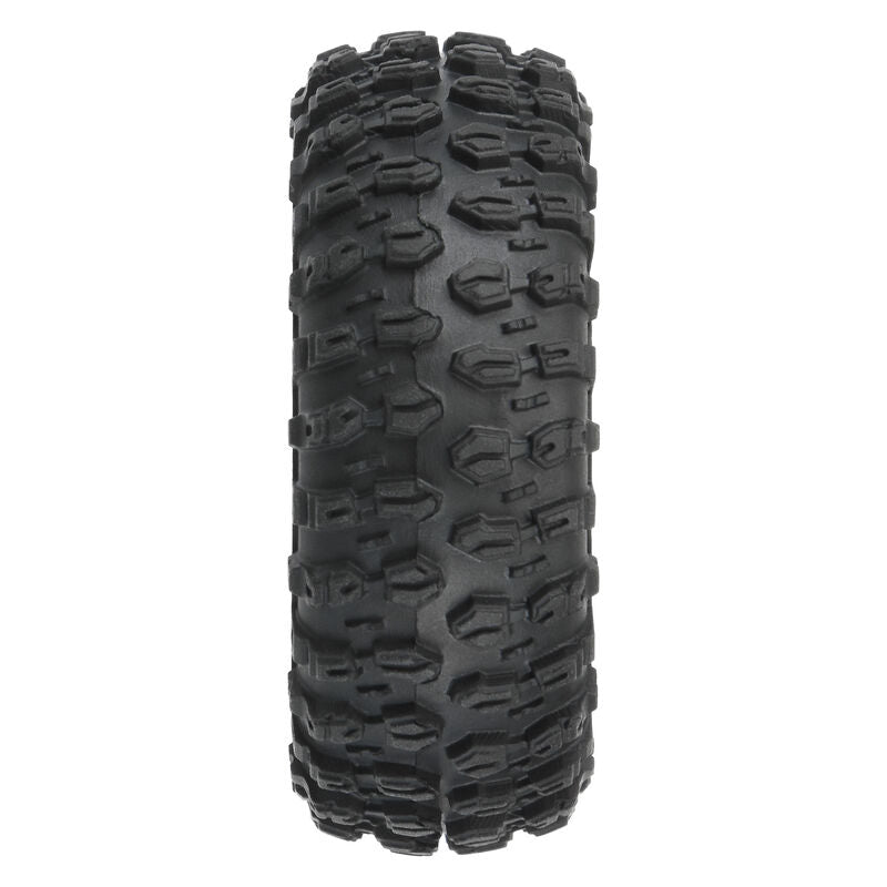 Pro-Line 1/24 Hyrax Front/Rear 1.0" Tires Mounted 7mm Black Impulse (4): SCX24 - HeliDirect