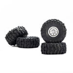 Pro-Line 1/30 Baja Pro X Front/Rear Mounted Chrome Beast Tires (4) For Axial SCX30