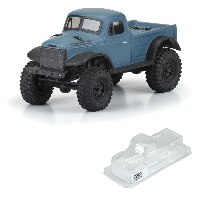 Pro-Line 1/24 1946 Dodge Power Wagon Clear Body: SCX24 JLU - HeliDirect