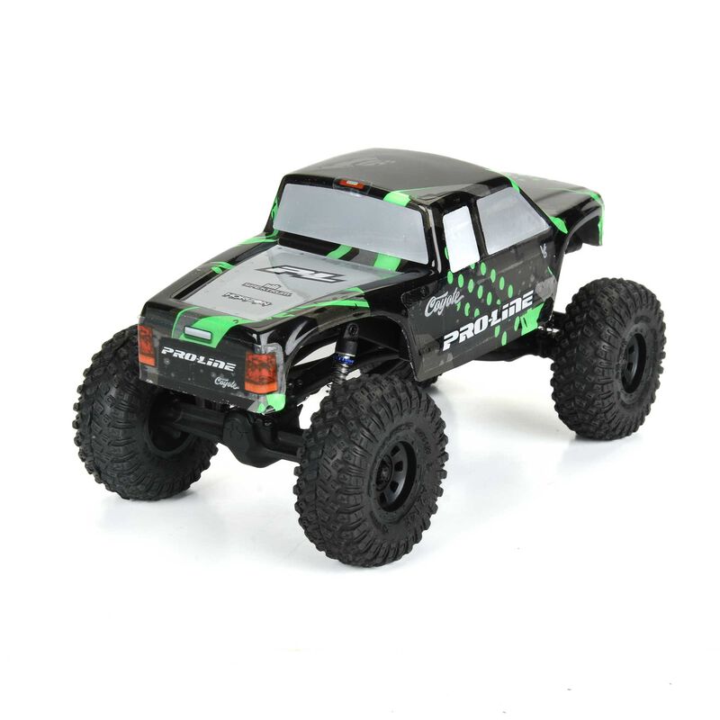 Pro-Line Limited Edition 1/30 Pre-Cut/Pre-Painted Coyote High Performance (TBD) Green Tear Body For Axial SCX30