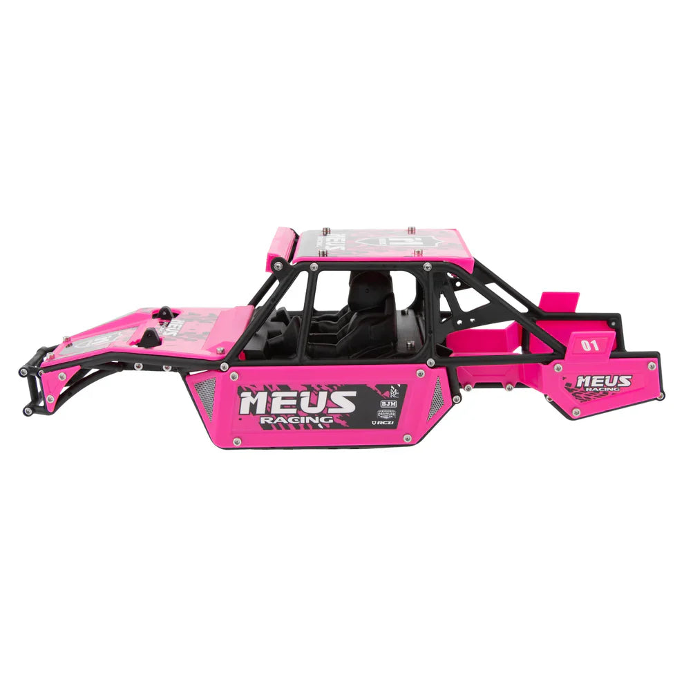 MEUS Racing SCX24 Mantis Roll Cage Body Shell Chassis Kit for 1/24 Axial SCX24 C10 Bronco Wrangler