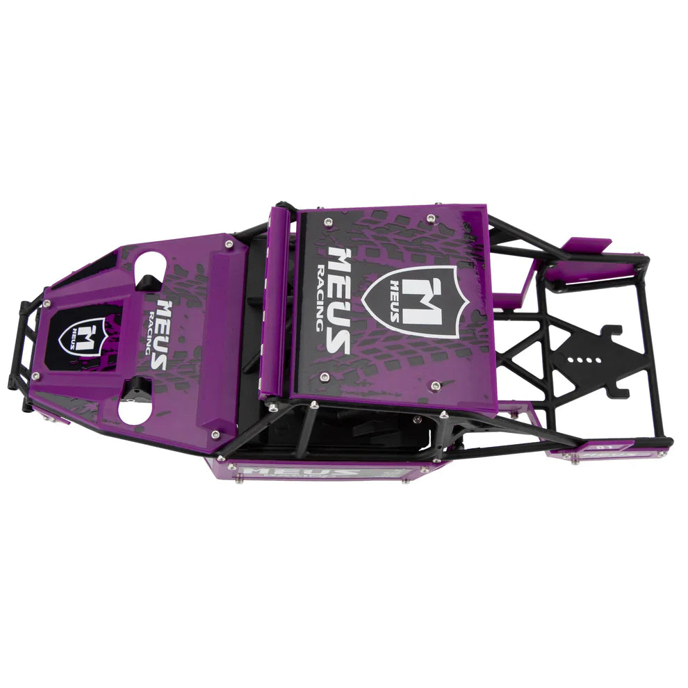 MEUS Racing SCX24 Mantis Roll Cage Body Shell Chassis Kit for 1/24 Axial SCX24 C10 Bronco Wrangler