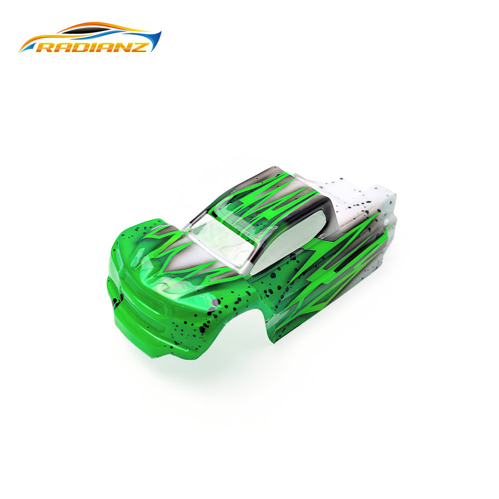 RADIANZ Hobby Plus Speck-B Reggie Truggy Airbrush Lexan Body – Raze