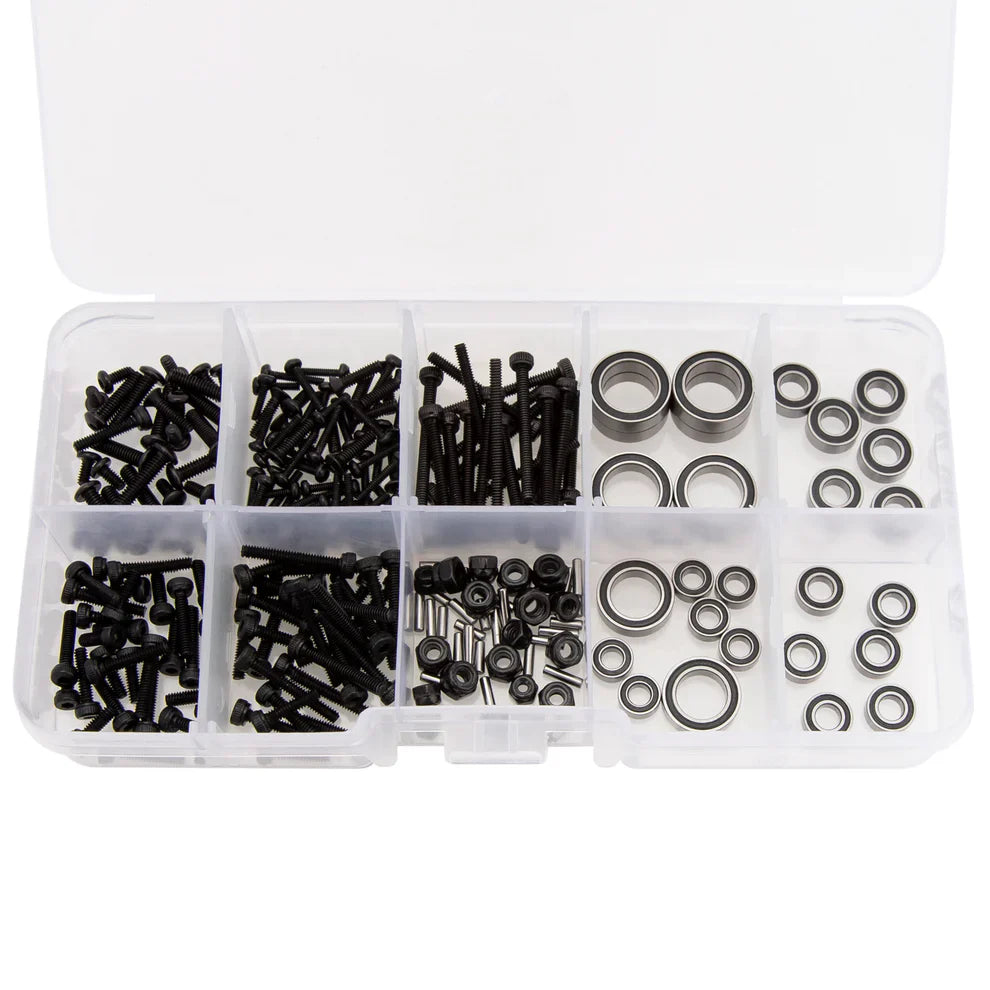MEUS Racing Bushings Bearings Screws 236pcs Kit for Redcat Ascent-18 1/18 RC Crawler Upgrade Parts