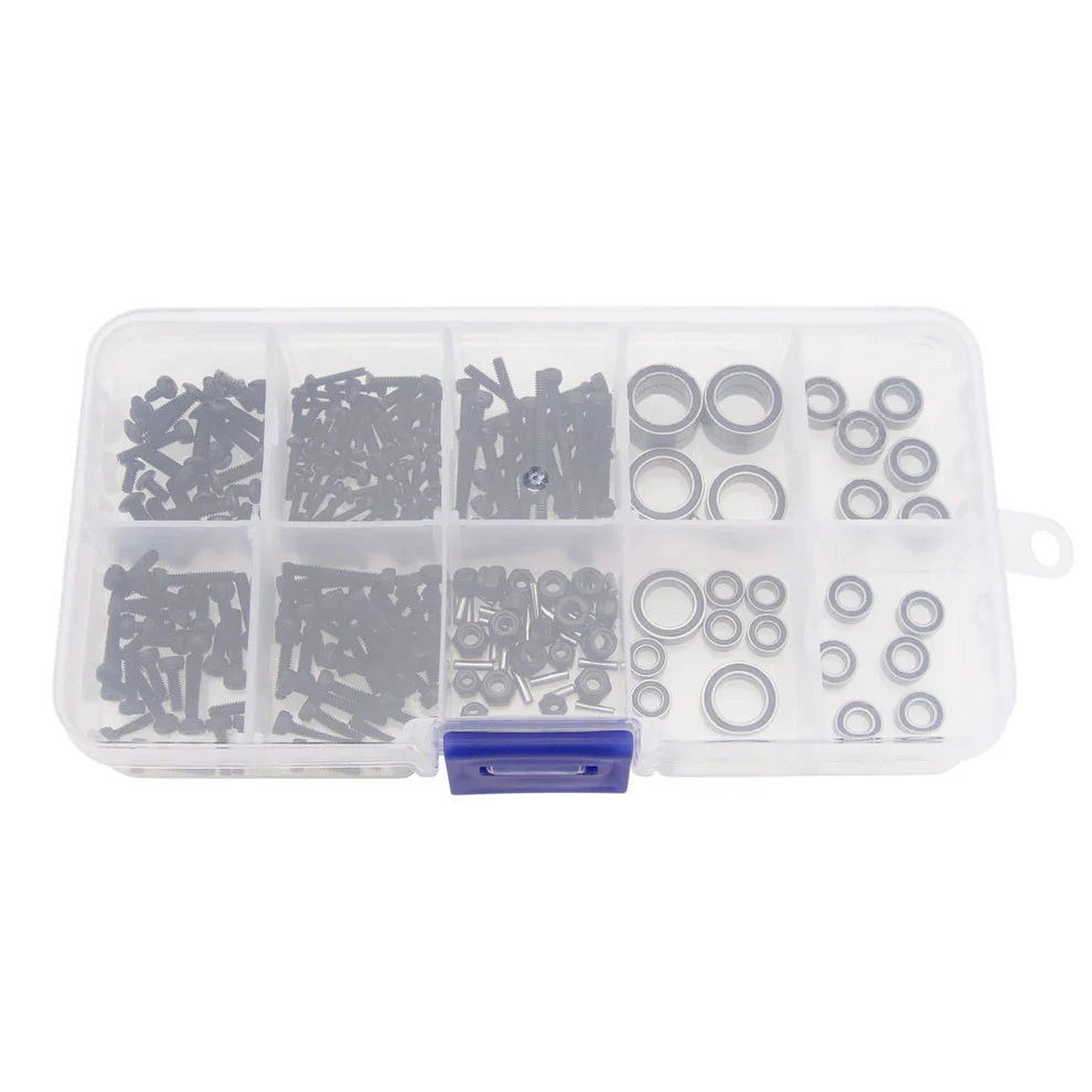 MEUS Racing Bushings Bearings Screws 236pcs Kit for Redcat Ascent-18 1/18 RC Crawler Upgrade Parts