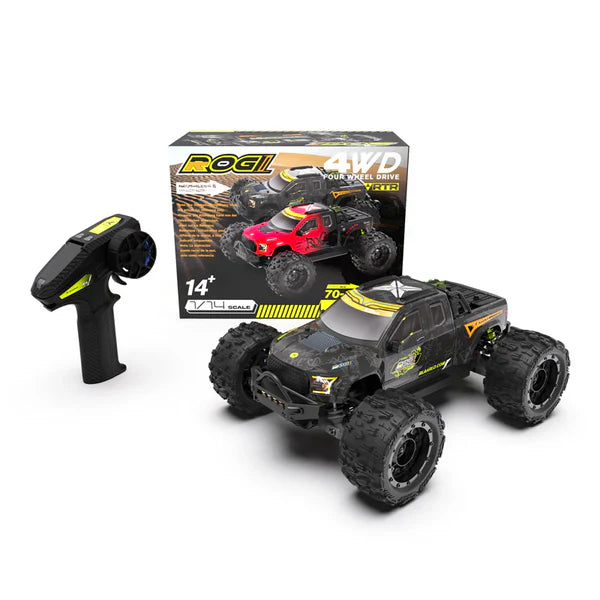 Rlaarlo Metal 1/14 Scale Brushless RTR Monster Truck - Black