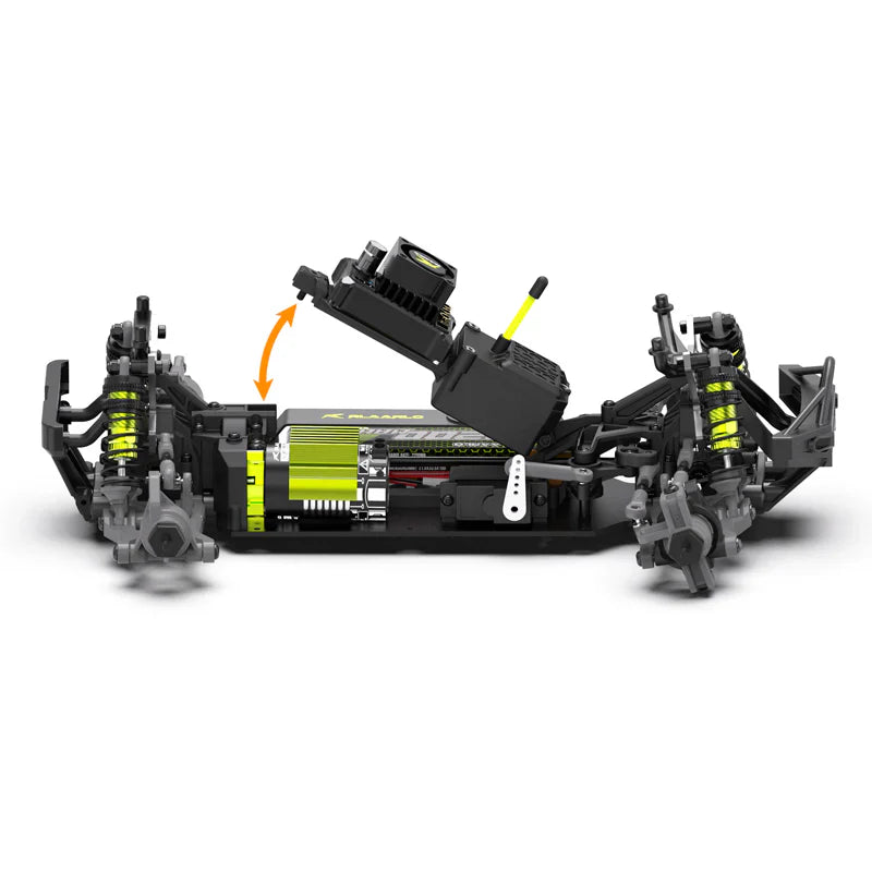 Rlaarlo Metal 1/14 Scale Brushless RTR Monster Truck - Black