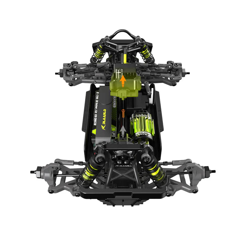 Rlaarlo Metal 1/14 Scale Brushless RTR Monster Truck - Black