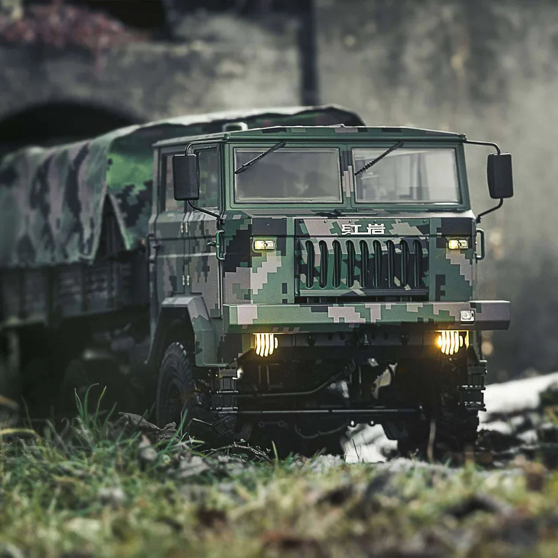 Rlaarlo 1/10 Scale RTR 6X6 Brushless RC Military Trucks HongYan HY6