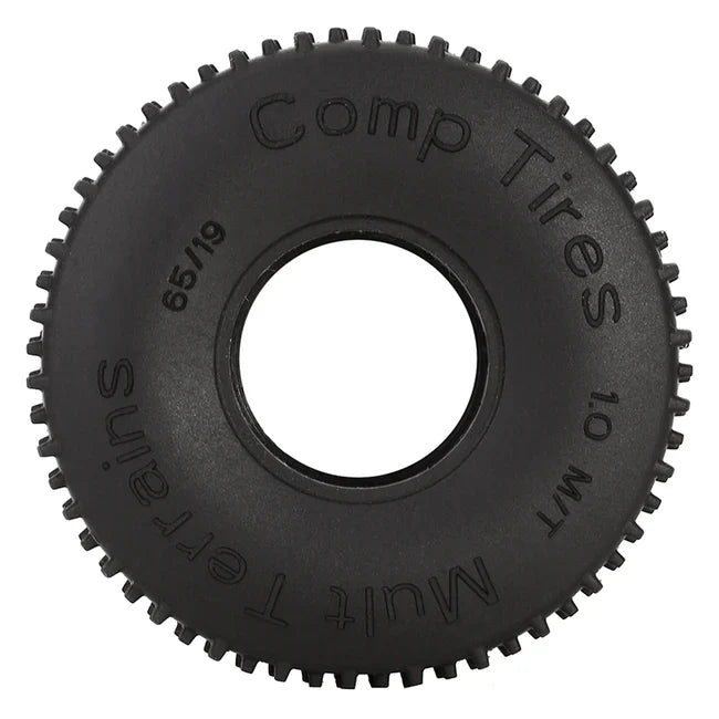 INJORA 1.0" 65*19mm Comp Pin Multi Terrains Tires for 1/24 RC Crawler Rock Buggy (4) - HeliDirect