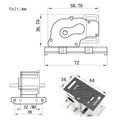 MEUS Racing Overdrive LCG Transmission for Axial SCX10 1/10 RC Crawler