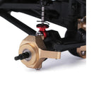 INJORA Brass Front Steering Knuckles - RC Counter Weights For Axial SCX24 - HeliDirect