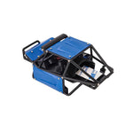 INJORA Nylon Rock Buggy Roll Cage Body Shell Chassis Kit For 1/24 SCX24 Chevrolet Jeep Wrangler Bronco - Blue - HeliDirect