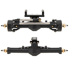 MEUS Racing Plastic Nylon Isokinetic 3-Section CVD Front Rear Axles Maximum Steering Angle 52° +5MM for SCX24 Deadbolt C10 JLU Gladiator Bronco