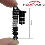 Nexx Racing Reservoir Shock (4 pcs) for 1/24 AX24 - BLACK - HeliDirect