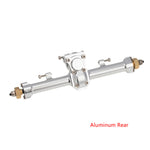 MEUS Racing 1/24 RC Crawler Car CNC Aluminum Front and Rear Axle for SCX24 90081 C10 1/24 RC Crawler Car CNC Aluminum Front and Rear Axle for SCX24 90081 C10 Jeep (Silver)