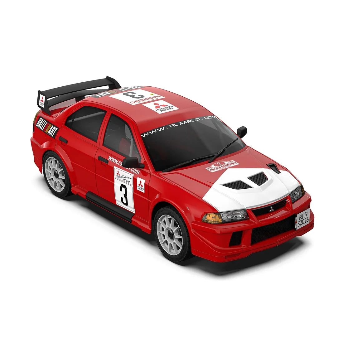 Rlaarlo Mitsubishi EVO 6.5 TME Licensed 1/7 Brushless RTR RC Rally Car | SLEVO-07