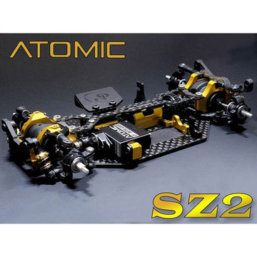 Atomic SZ2 Shaft Drive AWD Chassis Kit (No Elecrtronic) With AGFRC Aluminum Case 20T High Precision 3KG 0.052Sec MG 7g Micro Digital Servo