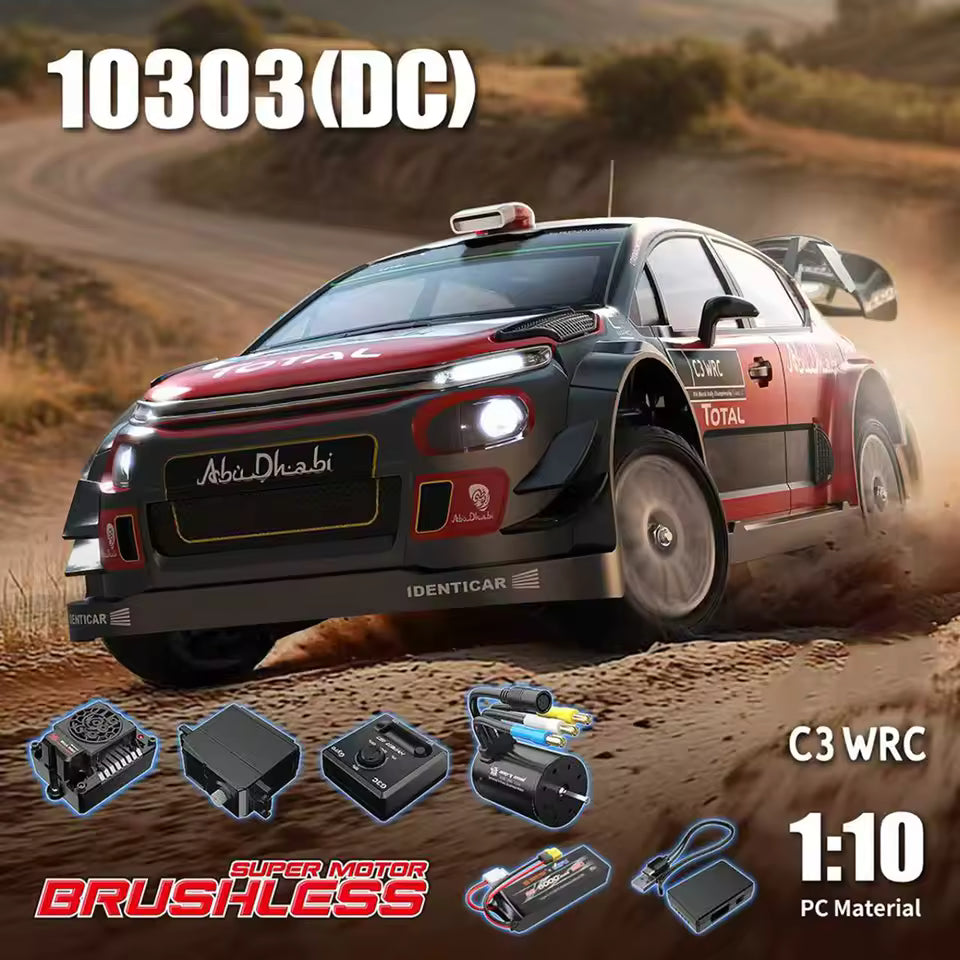 MJX Hyper GO WRC C3 10303 4WD Brushless RC Rally Racing 1/10