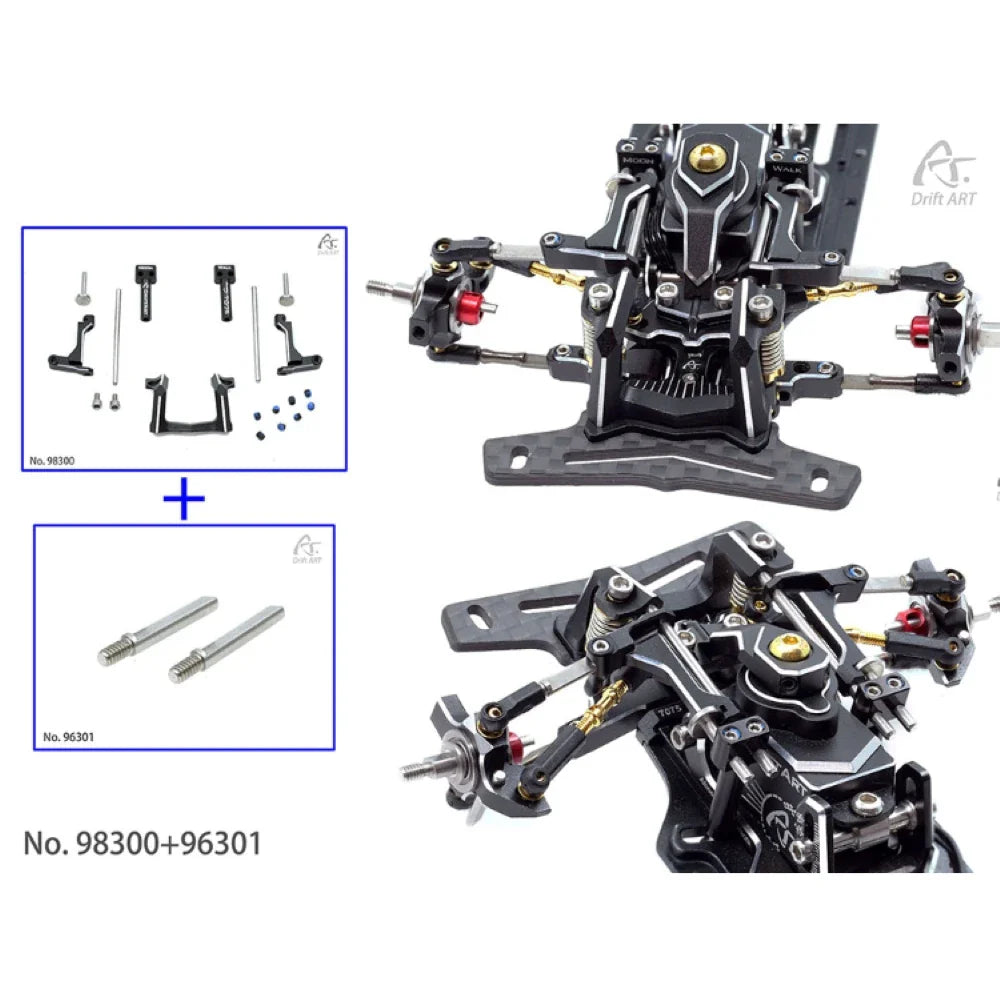 Drift ART Moon Walk New Front-End Dynamic System (Stock D-axis for Swing Arm Diameter 2mm Included) - HeliDirect