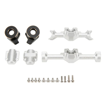 MEUS Racing SCX30 Axle Housing with Diff Covers and Steering Knuckles for Axial SCX30