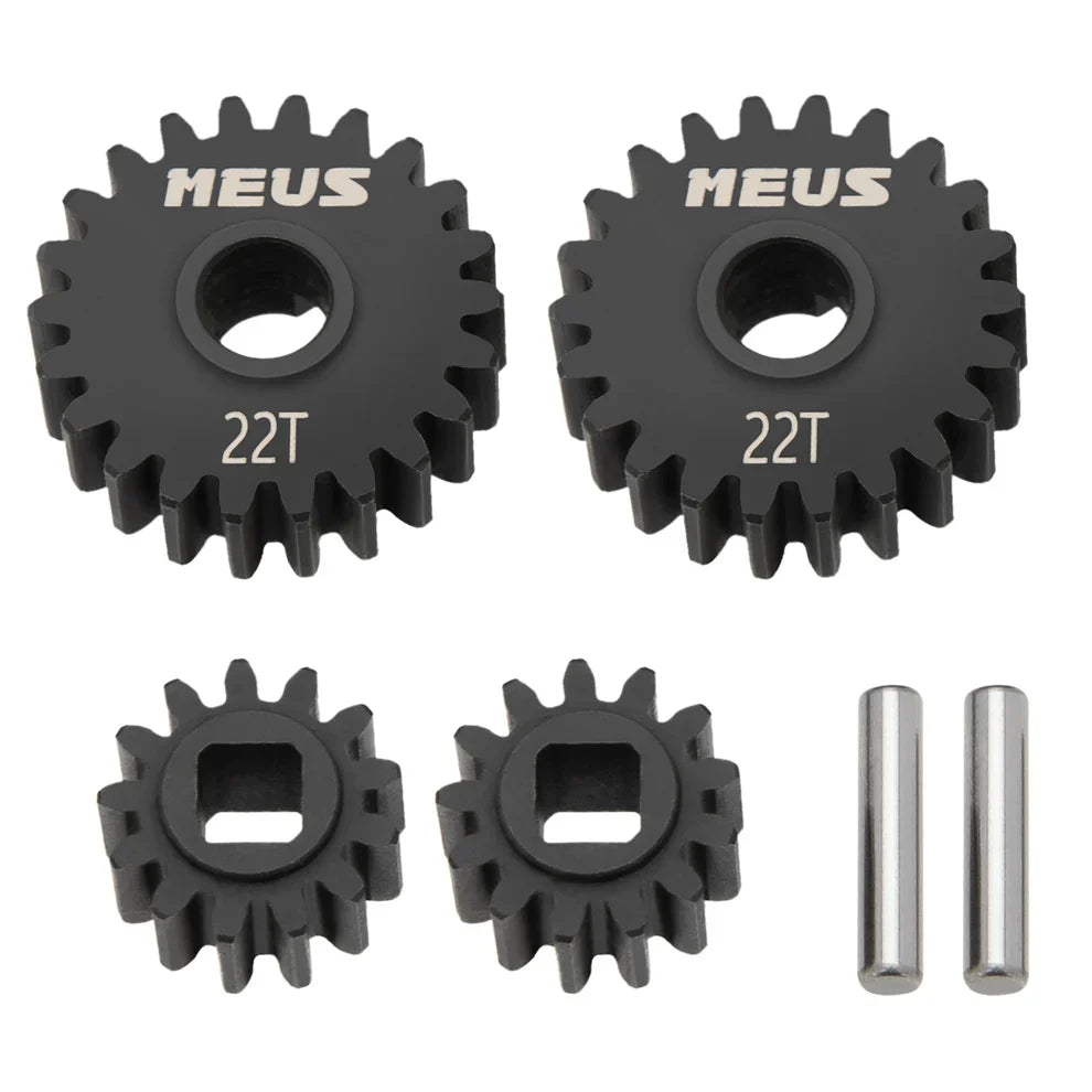 MEUS Racing Steel Overdrive Portal Gears 32P for Axial 1/10 Capra 1.9 UTB SCX10 III
