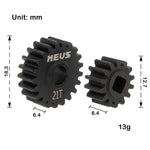 MEUS Racing Steel Overdrive Portal Gears 32P for Axial 1/10 Capra 1.9 UTB SCX10 III