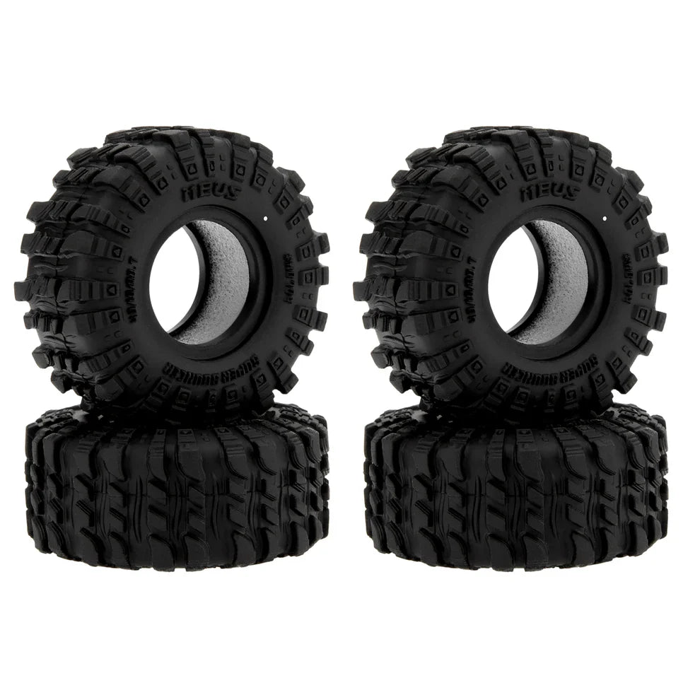 MEUS Racing 0.7-Inch MS6 Super Bouncer Tires for 1/30 SCX30 1/32 Redcat Ascent-32