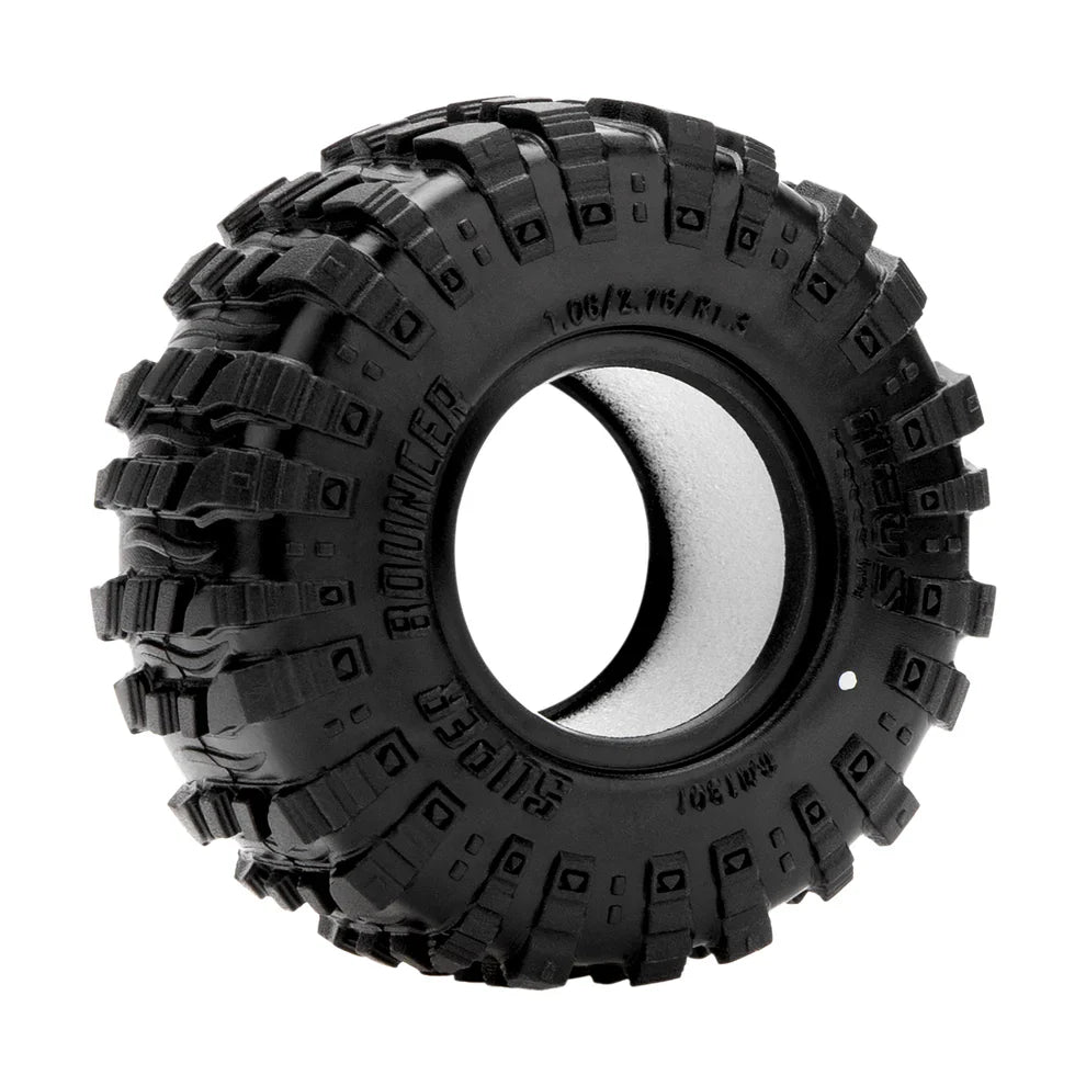 MEUS Racing 1.3" Tires MS6 Super Soft & Sticky Rubber Tires for 1/18 TRX4M 1/24 SCX24 FCX24 AX24 - Super Bouncing M1301