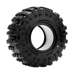 MEUS Racing 1.3" Tires MS6 Super Soft & Sticky Rubber Tires for 1/18 TRX4M 1/24 SCX24 FCX24 AX24 - Super Bouncing M1301