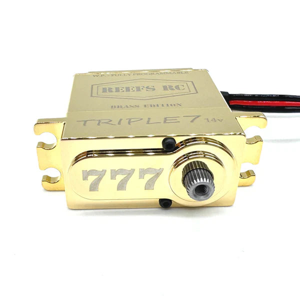 REEFS RC Triple7 Brass Edition - HeliDirect