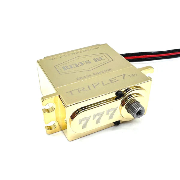REEFS RC Triple7 Brass Edition - HeliDirect