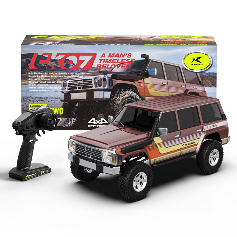 Rlaarlo 1/7 Scale 4WD Brushed RTR RC Crawler TK07
