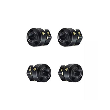 Treal Brass Extended Hex Hubs Wheel Spacers For SCX24 Upgrades +5mm - HeliDirect