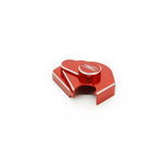 Treal Axial SCX24 Aluminum 7075 Gearbox Cover (Red) - HeliDirect
