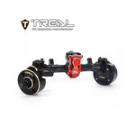 Treal SCX24 Brass Outer Portal Covers External Drive Housing Heavy For Portal Axles (Black) - HeliDirect