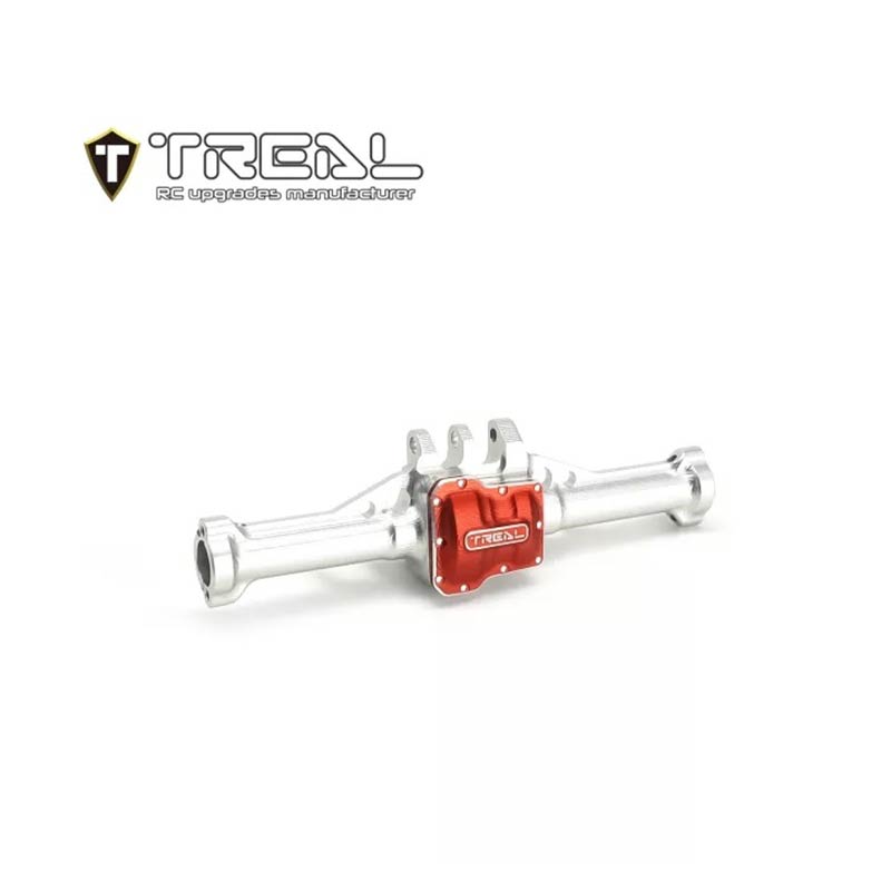 Treal Alu 7075 Rear Axle Housing For Traxxas 1/18 TRX-4M Defender Bronco (Silver) - HeliDirect