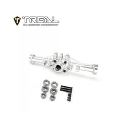 Treal Alu 7075 Rear Axle Housing For Traxxas 1/18 TRX-4M Defender Bronco (Silver) - HeliDirect