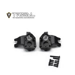 Treal UTB18 Capra Alu 7075 Front Steering Knuckles Inner Portal Covers Set Upgrades (Black) - HeliDirect