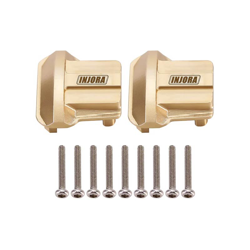 INJORA Brass Front Rear Axle Diff Covers For 1/18 Traxxas TRX4M - HeliDirect