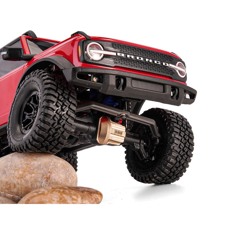 INJORA Brass Front Rear Axle Diff Covers For 1/18 Traxxas TRX4M - HeliDirect
